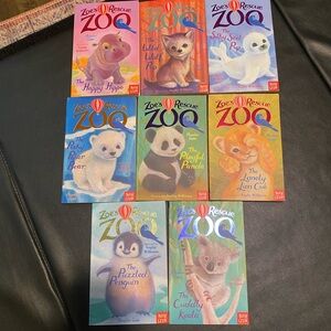Zoe's Rescue Zoo Collection Books Set 8 Lot Amelia Cobb Nosy Crow (UK Versions)